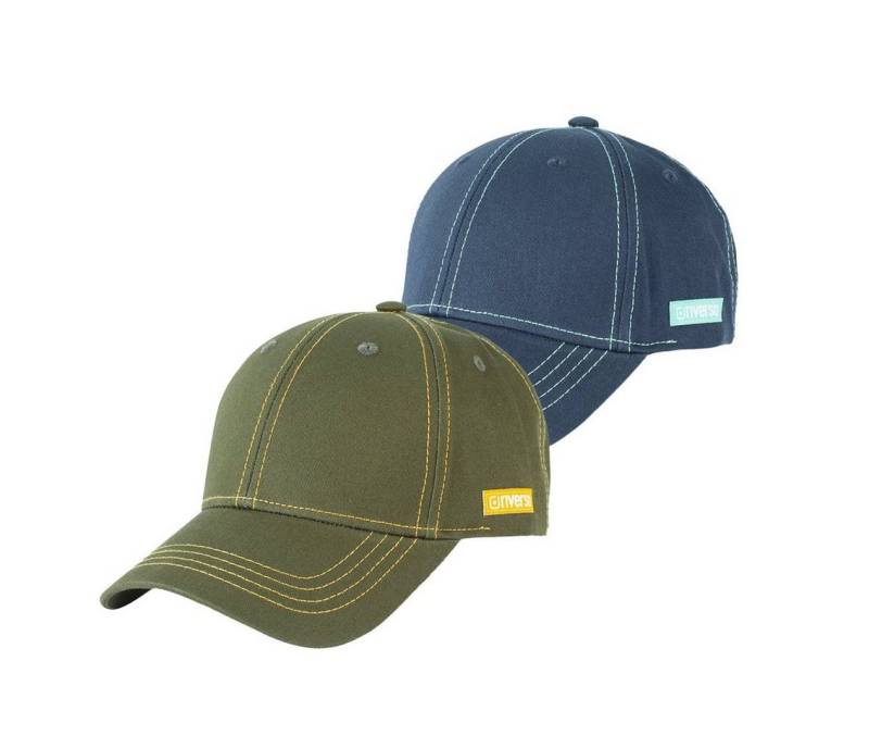 riverso Baseball Cap Herren Cap RIVNoel Basic (2-St) Baseballcap aus 100% Baumwolle von riverso