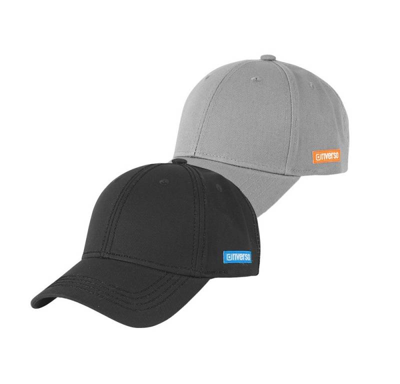 riverso Baseball Cap Herren Cap RIVNoel Basic (2-St) Baseballcap aus 100% Baumwolle von riverso