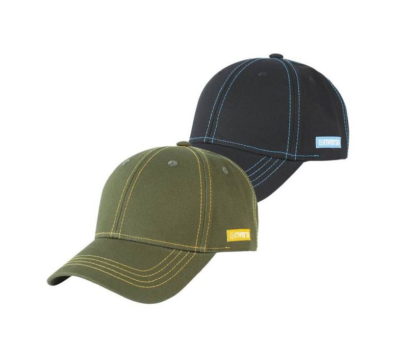 riverso Baseball Cap Herren Cap RIVNoel Basic (2-St) Baseballcap aus 100% Baumwolle von riverso