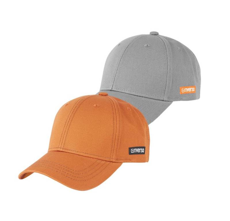 riverso Baseball Cap Herren Cap RIVNoel Basic (2-St) Baseballcap aus 100% Baumwolle von riverso