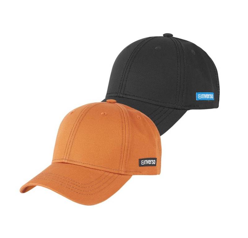 riverso Baseball Cap Herren Cap RIVNoel Basic (2-St) Baseballcap aus 100% Baumwolle von riverso