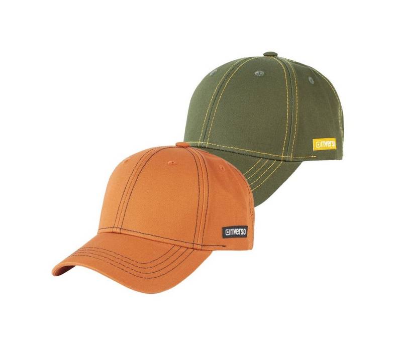 riverso Baseball Cap Herren Cap RIVNoel Basic (2-St) Baseballcap aus 100% Baumwolle von riverso