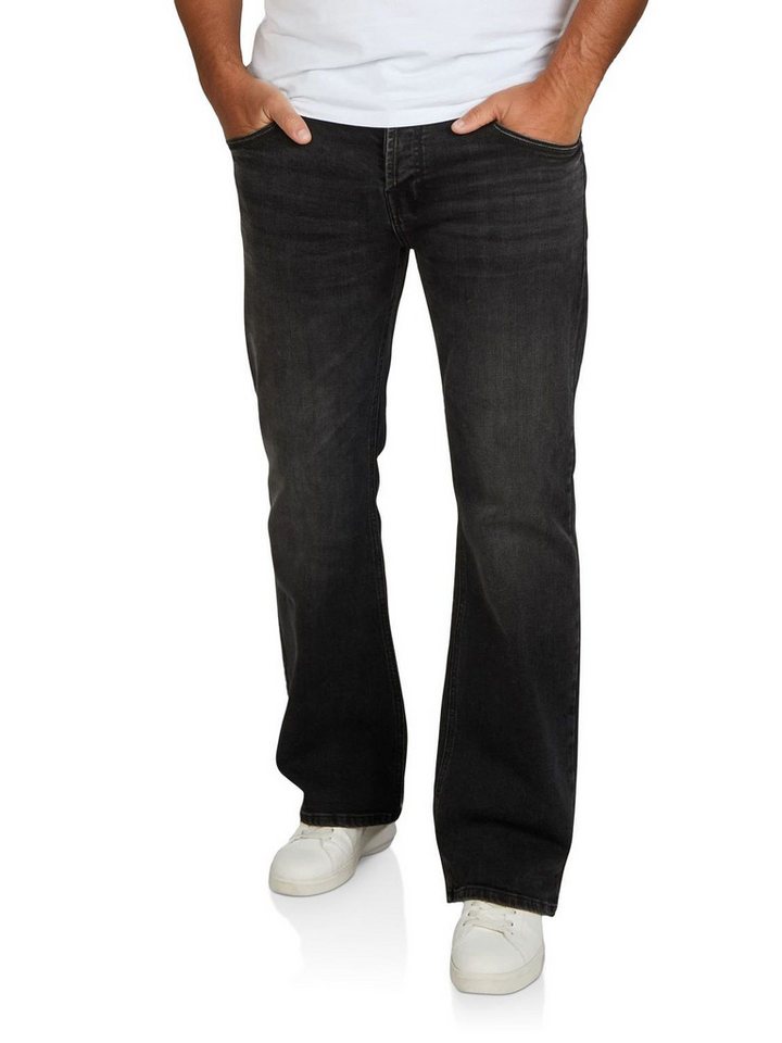riverso Bootcut-Jeans Herren Jeanshose RIVAlan Bootcut Fit Denim Hose mit Stretch riverso Bootcut-Jeans Herren Jeanshose RIVAlan Bootcut Fit Denim Hose mit Stretch von riverso