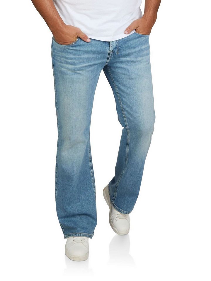 riverso Bootcut-Jeans Herren Jeanshose RIVAlan Bootcut Fit Denim Hose mit Stretch von riverso