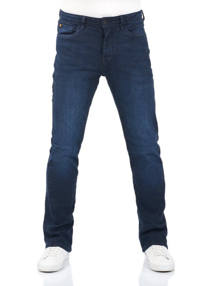 riverso Bootcut-Jeans Herren Jeanshose RIVFalko Boot Cut Fit Denim Hose mit Stretch von riverso