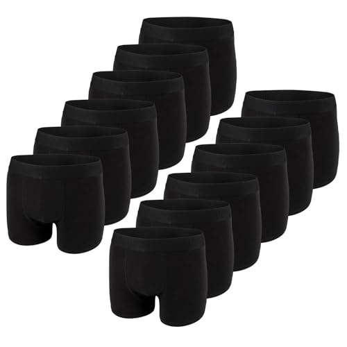 riverso Boxershorts Herren 12er Pack RIVOle Unterhosen Unterwäsche Retroshorts Set Boxer Shorts Stretch, Größe:S, Farbe:Farbmix 13 von riverso