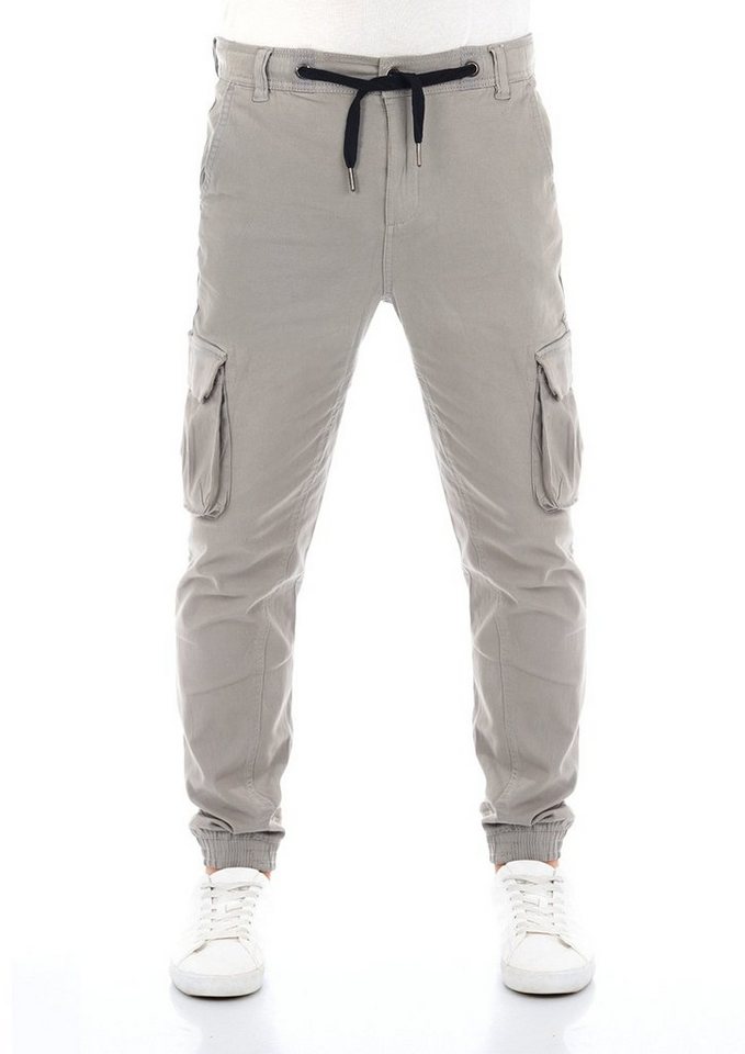 riverso Cargohose Herren Hose RIVHanno Slim Fit Outdoor Freizeithose mit Stretch von riverso