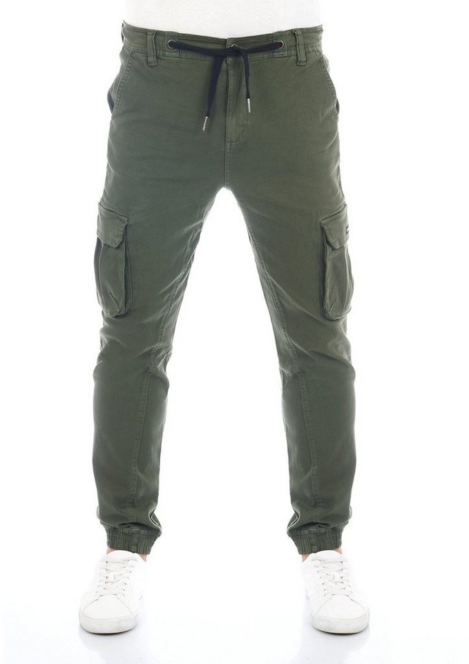 riverso Cargohose Herren Hose RIVHanno Slim Fit Outdoor Freizeithose mit Stretch von riverso