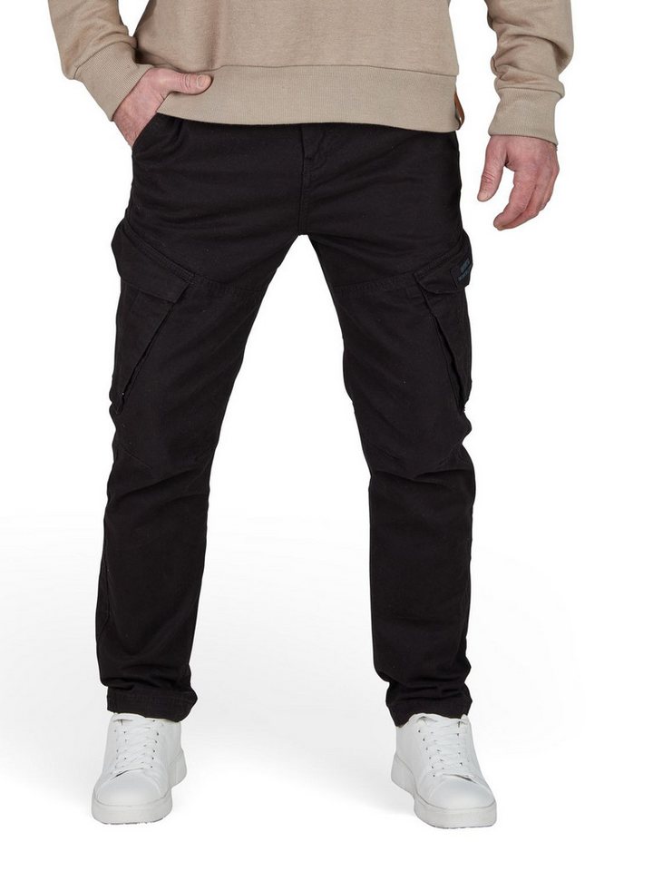 riverso Cargohose Herren Stoffhose RIVNick Tapered Fit Freizeithose mit Stretch von riverso