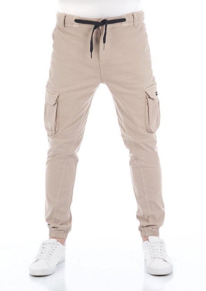 riverso Cargohose Herren Hose RIVHanno Slim Fit Outdoor Freizeithose mit Stretch von riverso
