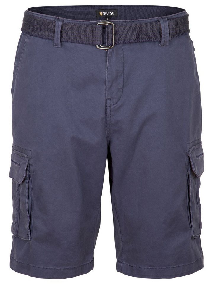 riverso Cargoshorts Herren Shorts RIVJoko Regular Fit Bermudashorts mit Gürtel von riverso