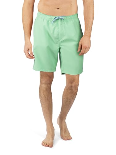 riverso Herren Badehose Badeshort RIVDavid Regular Fit Sport Taschen Sporthose Shorts Schwimmhose Kurze Hose Elastischer Bund Grün 3XL, Größe:3XL, Farbe:Bright Green (12600) von riverso