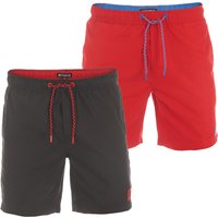 riverso Herren Badehose RIVDavid Regular Fit 2er Pack von riverso