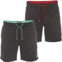 riverso Herren Badehose RIVDavid Regular Fit 2er Pack von riverso