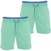riverso Badehose Herren lang Badeshorts RIVDavid 2er Pack Set von riverso