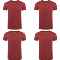 riverso Herren Basic T-Shirt RIVAaron Regular Fit 4er Pack von riverso