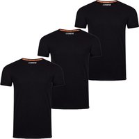 riverso Herren Basic T-Shirt RIVLenny Regular Fit 3er Pack von riverso