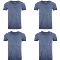 riverso Herren Basic T-Shirt RIVMatteo Regular Fit 4er Pack von riverso