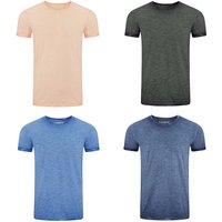 riverso Herren Basic T-Shirt RIVMatteo Regular Fit 4er Pack von riverso