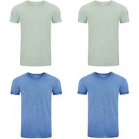 riverso Herren Basic T-Shirt RIVMatteo Regular Fit 4er Pack von riverso