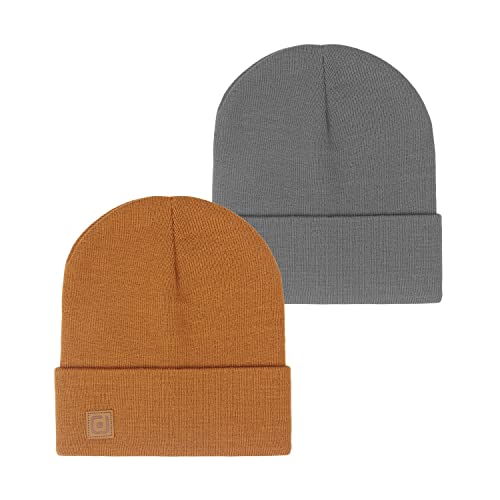 riverso Herren Beanie RIVFabian Outdoormütze Strickmütze Laufmütze Wintermütze Unisex Einfarbig 100% Acryl Einheitsgröße, Größe:One Size, Farbe:Farbmix 9 von riverso