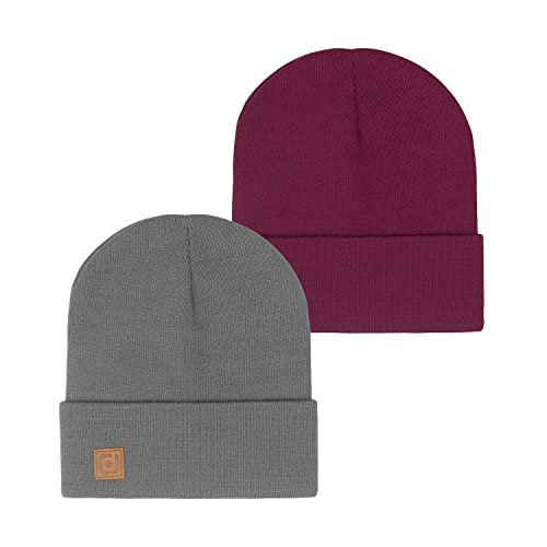 riverso Herren Beanie RIVFabian Outdoormütze Strickmütze Laufmütze Wintermütze Unisex Einfarbig 100% Acryl Einheitsgröße, Größe:One Size, Farbe:Farbmix 13 von riverso