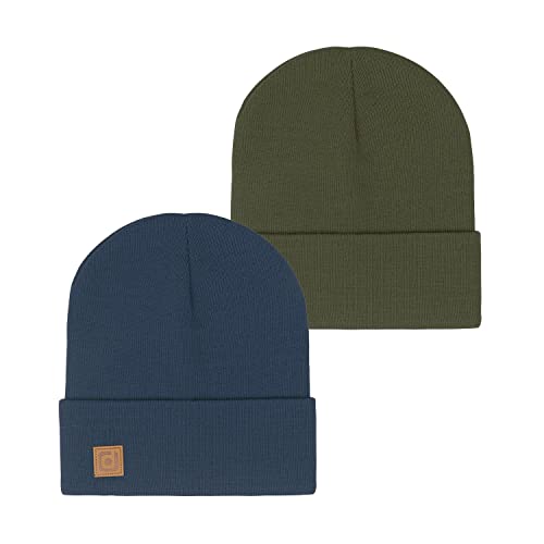 riverso Herren Beanie RIVFabian Outdoormütze Strickmütze Laufmütze Wintermütze Unisex Einfarbig 100% Acryl Einheitsgröße, Größe:One Size, Farbe:Farbmix 6 von riverso