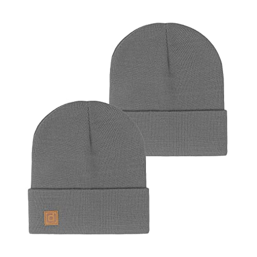 riverso Herren Beanie RIVFabian Outdoormütze Strickmütze Laufmütze Wintermütze Unisex Einfarbig 100% Acryl Einheitsgröße (One Size, Farbmix 20) von riverso