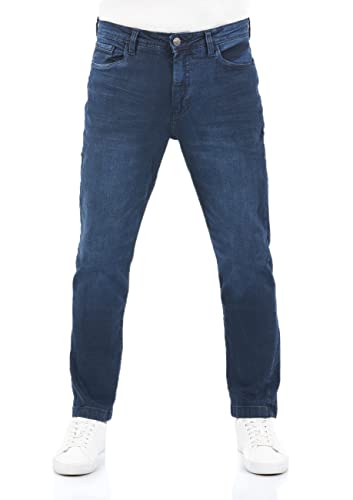 riverso Herren Jeans Hose RIVChris Straight Fit Jeanshose Baumwolle Denim Stretch Blau w29, Farbe:Dark Blue Denim (D233), Größe:29W / 32L von riverso