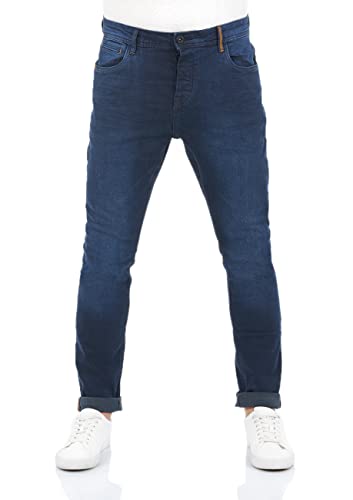 riverso Herren Jeans Hose RIVToni Tapered Fit Jeanshose Baumwolle Denim Stretch Blau w29 w30 w31 w32 w33 w34 w36 w38 w40, Farbe:Dark Blue Denim (D233), Größe:30W / 32L von riverso