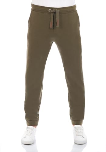 riverso Jogginghose Herren lang RIVKasper Regular Fit Sporthose Trainingshose Freizeithose Grün XL, Größe:XL, Farbe:Ivy Green von riverso