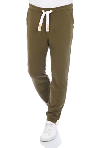 riverso Jogginghose Herren Baumwolle lang RIVLino Regular Fit Sweatpants Trainingshose Freizeithose Sporthose, Größe:5XL, Farbe:Ivy Green von riverso