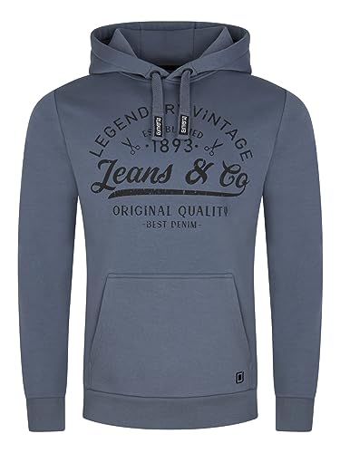 riverso Hoodie Herren Regular Fit RIVArmin Kapuzenpullover Pullover Print Blau L, Größe:L, Farbe:Turbid Blue riverso Hoodie Herren Regular Fit RIVArmin Kapuzenpullover Pullover Print Blau L, Größe:L, Farbe:Turbid Blue von riverso