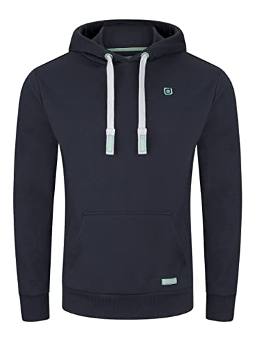 riverso Hoodie Herren Regular Fit RIVLinus Kapuzenpullover Pullover Sweater Blau M, Größe:M, Farbe:Navy von riverso