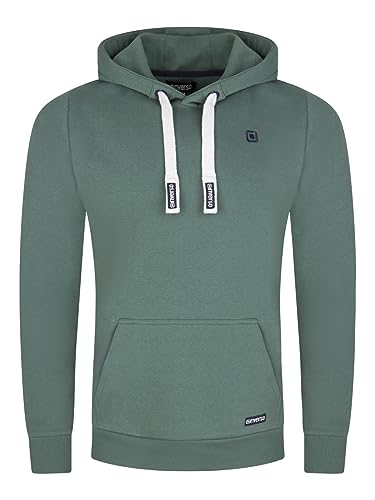 riverso Hoodie Herren Regular Fit RIVLinus Kapuzenpullover Pullover Sweatshirt Streetwear Grün, Größe:XXL, Farbe:Forest Green von riverso