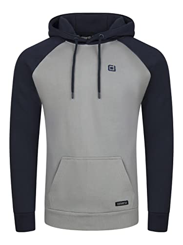 riverso Herren Kapuzenpullover RIVNino Hoodie Sweatshirt Pullover Kapuze Kängurutaschen Regular Fit Baumwolle Grau 5XL, Größe:5XL, Farbe:Dawn Grey riverso Herren Kapuzenpullover RIVNino Hoodie Sweatshirt Pullover Kapuze Kängurutaschen Regular Fit Baumwolle Grau 5XL, Größe:5XL, Farbe:Dawn Grey von riverso