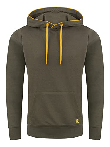 riverso Hoodie Herren Regular Fit RIVSandro Kapuzenpullover Pullover Beige 3XL, Größe:3XL, Farbe:Ivy Green von riverso