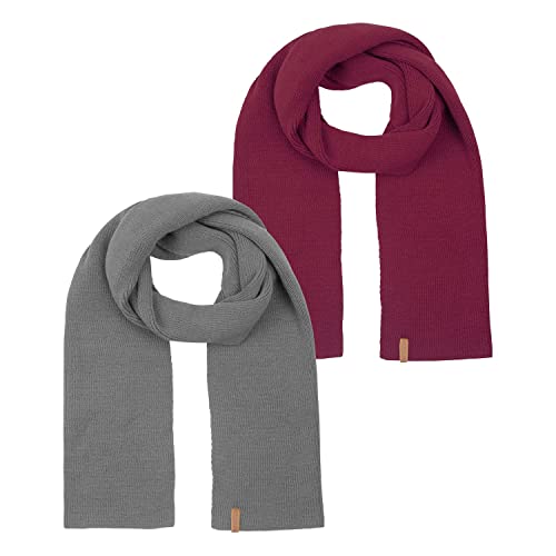 riverso Herren Schal RIVLiam 2er Pack Strickschal Männerschal Winterschal Langschal Basic Einfarbig 100% Acryl Herbst Winter Einheitsgröße, Größe:One Size, Farbe:Farbmix 15 riverso Herren Schal RIVLiam 2er Pack Strickschal Männerschal Winterschal Langschal Basic Einfarbig 100% Acryl Herbst Winter Einheitsgröße, Größe:One Size, Farbe:Farbmix 15 von riverso