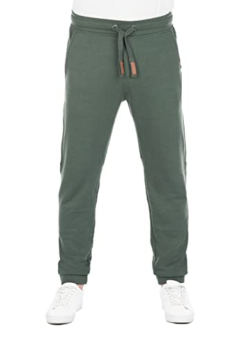 riverso Herren Sweathose RIVSven Trainingshose Jogger Jogginghose Sporthose Freizeithose Slim Fit Einfarbig Baumwolle Grün S, Größe:S, Farbe:Cypress Green von riverso