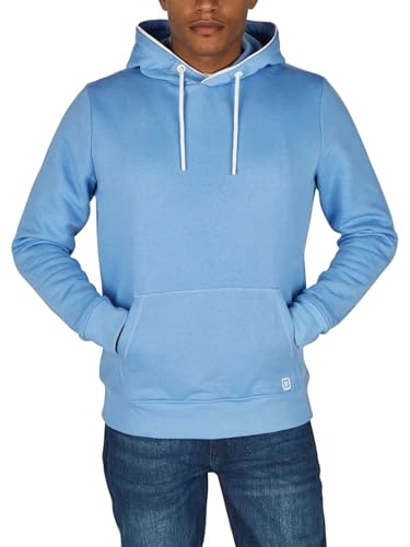 riverso Hoodie Herren Regular Fit RIVSandro Kapuzenpullover Pullover Blau M, Größe:M, Farbe:Azurine Blue von riverso