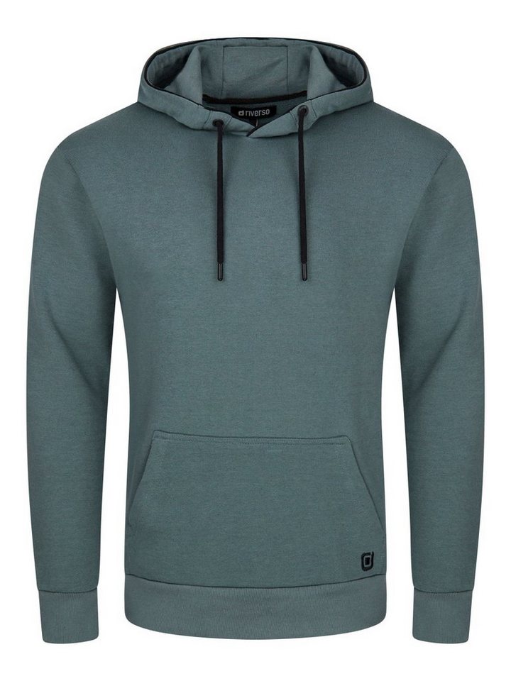 riverso Kapuzenpullover Herren Hoodie RIVEnno Regular Fit Longsleeve Sweatshirt mit Cross-Over-Kragen und Kängurutasche riverso Kapuzenpullover Herren Hoodie RIVEnno Regular Fit Longsleeve Sweatshirt mit Cross-Over-Kragen und Kängurutasche von riverso