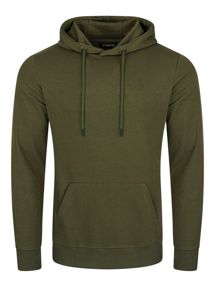 riverso Kapuzenpullover Herren Hoodie RIVErik Regular Fit Longsleeve Sweatshirt mit Kängurutasche von riverso