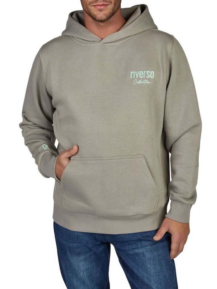 riverso Kapuzenpullover Herren Printed Hoodie RIVScott Regular Fit Streetwear Sweatshirt mit Kapuze von riverso