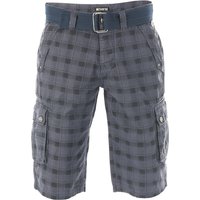 riverso Kurze Hosen Herren Cargo Shorts mit Gürtel Regular Fit RIVAnton von riverso