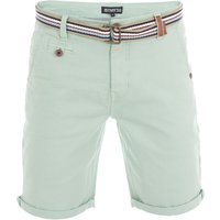 riverso Kurze Hosen Herren Chino Shorts Kurz mit Gürtel RIVKlaas Regular Fit von riverso