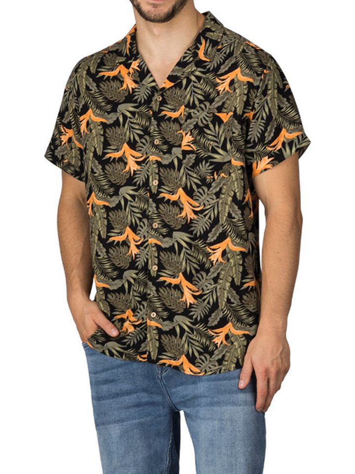 riverso Hawaiihemd Herren Sommerhemd RIVMick Regular Fit (1-tlg) von riverso