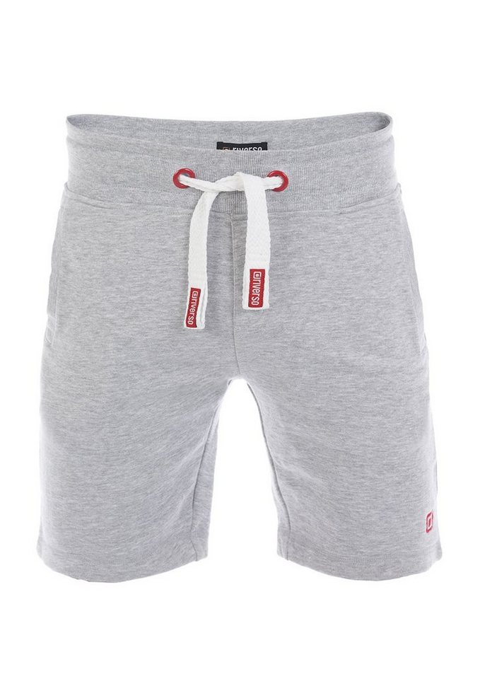 riverso Sweatshorts Herren Sportshorts RIVMoritz Regular Fit Bermudashort mit Kordelzug von riverso