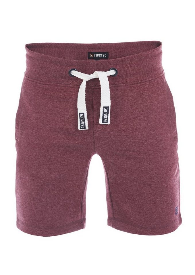 riverso Sweatshorts Herren Sportshorts RIVMoritz Regular Fit Bermudashort mit Kordelzug von riverso