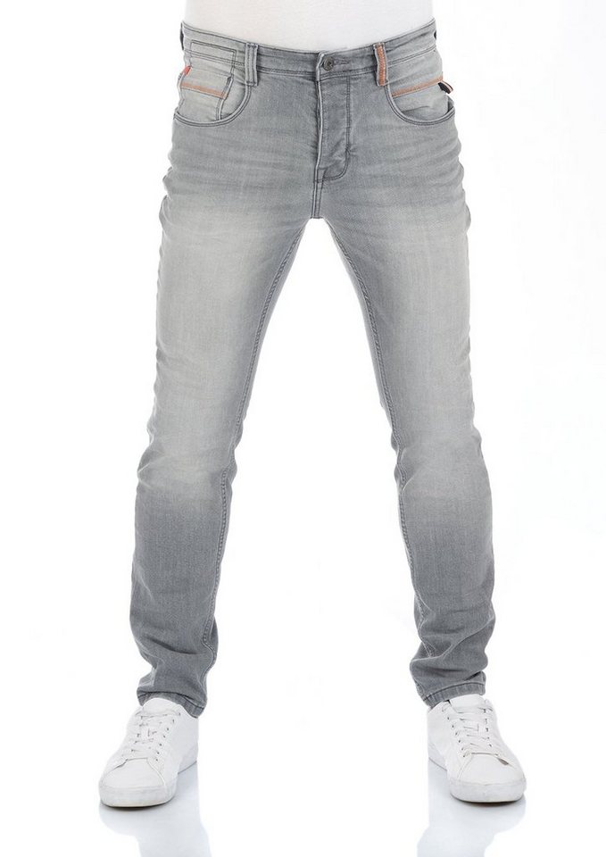 riverso Slim-fit-Jeans Herren Jeanshose RIVCaspar Slim Fit Denim Hose mit Stretch von riverso