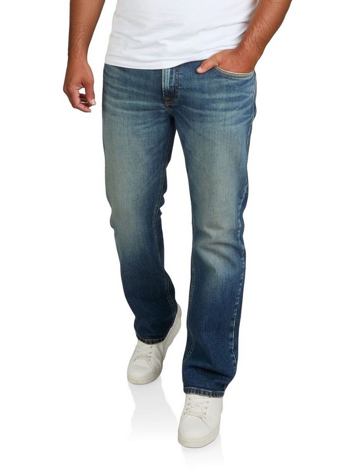 riverso Straight-Jeans Herren Jeanshose RIVEddy Regular Fit Denim Hose mit Stretch von riverso